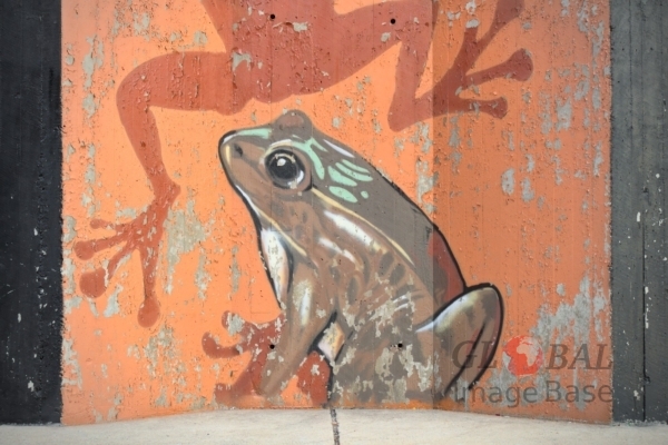 Street art of Puolivälinkangas watertower